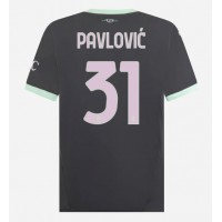 AC Milan Strahinja Pavlovic #31 Tredje Tröja 2024-25 Korta ärmar